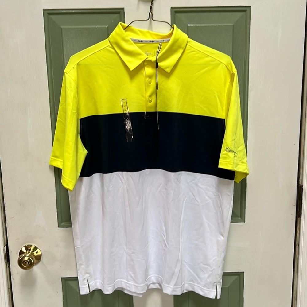 Mens gold polo